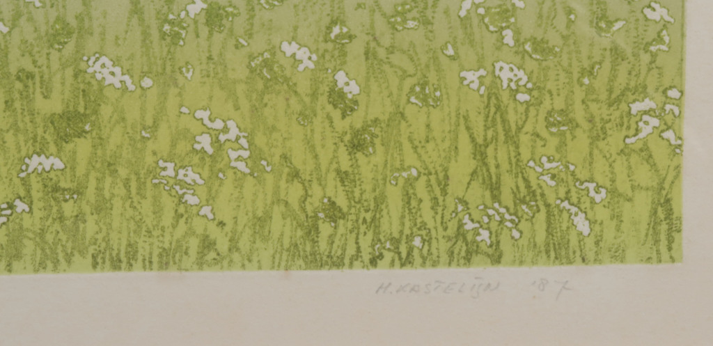 Henk Kastelijn: Ets, Juni - Ingelijst kopen? Bied vanaf 1!