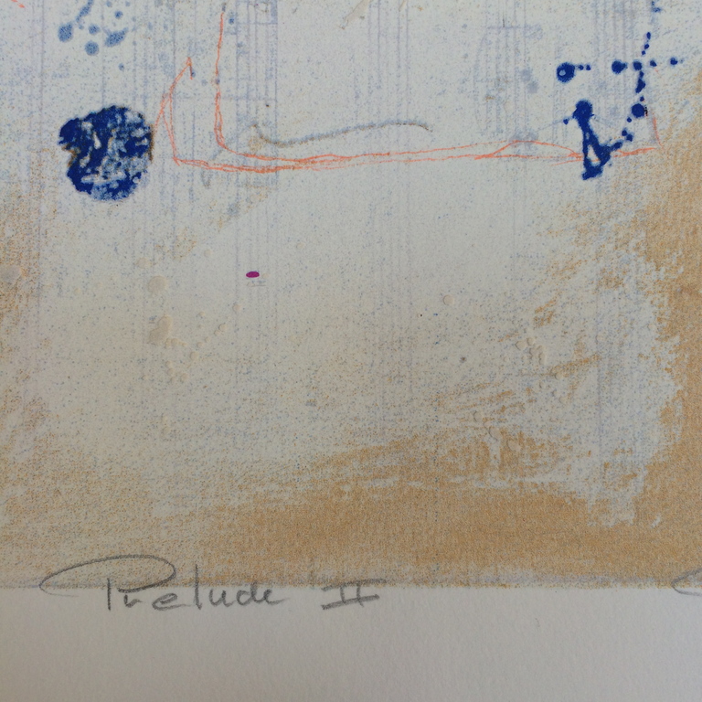Ron van der Werf, Zeefdruk op papier, Titel: " Prelude II " kopen? Bied vanaf 40!