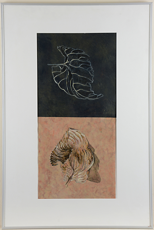 Marianne van Hest  twee originele werken gemengde techniek op papier  kopen? Bied vanaf 1!