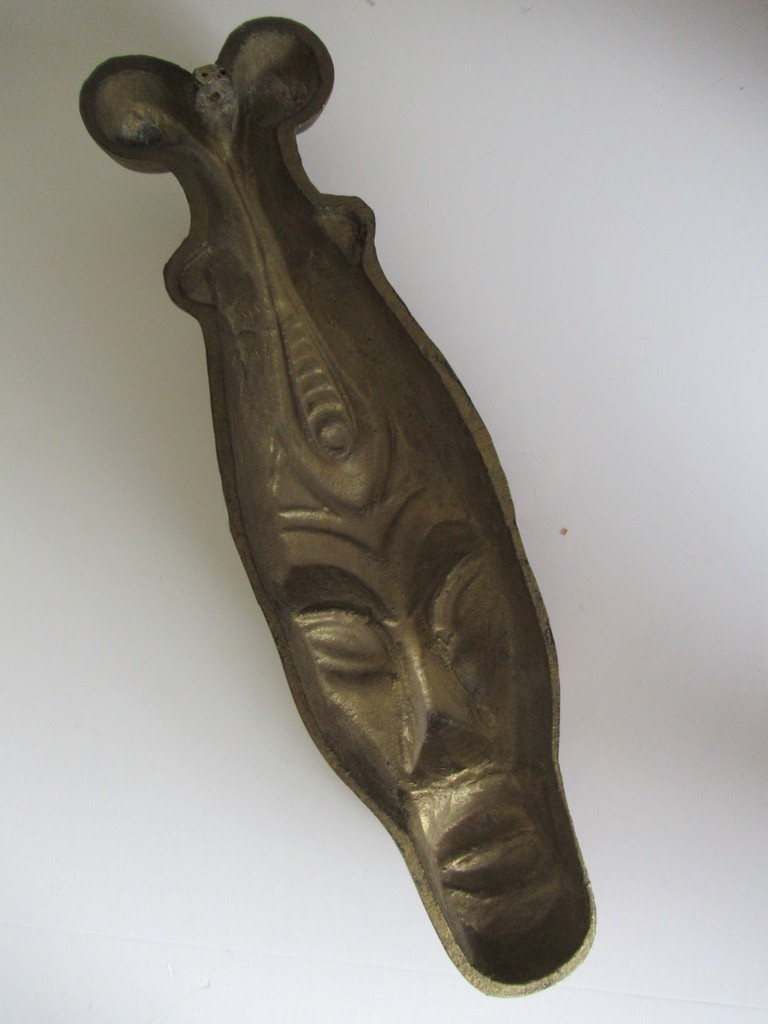 Onbekende kunstenaar: bronzen beeld, masker kopen? Bied vanaf 1!