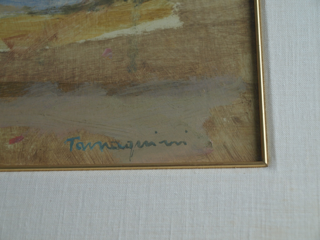 Onbekend : Olieverf – Landschap - Ingelijst – 49 x 55 cm kopen? Bied vanaf 60!