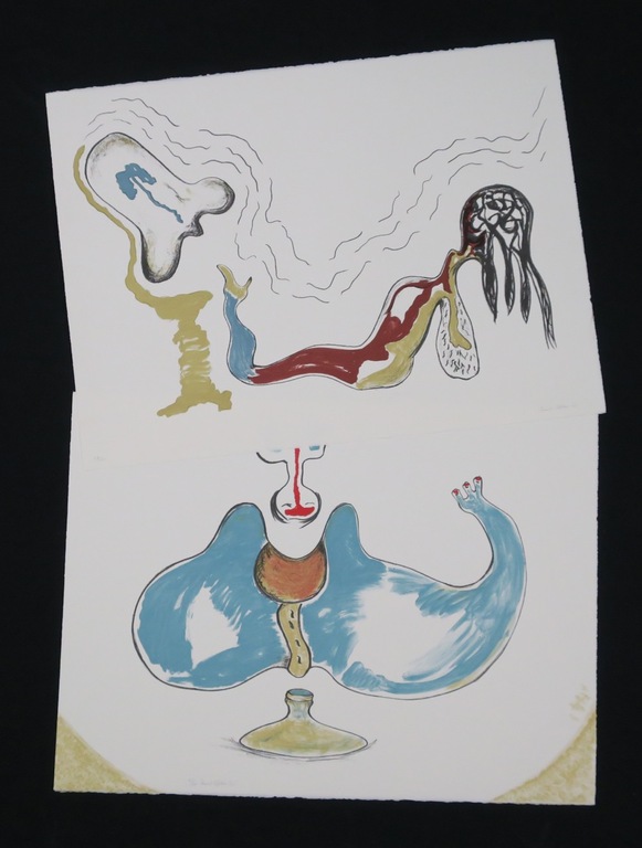 Lot met 2 werken van Ruud Dijker: Litho, Zonder titel kopen? Bied vanaf 1!