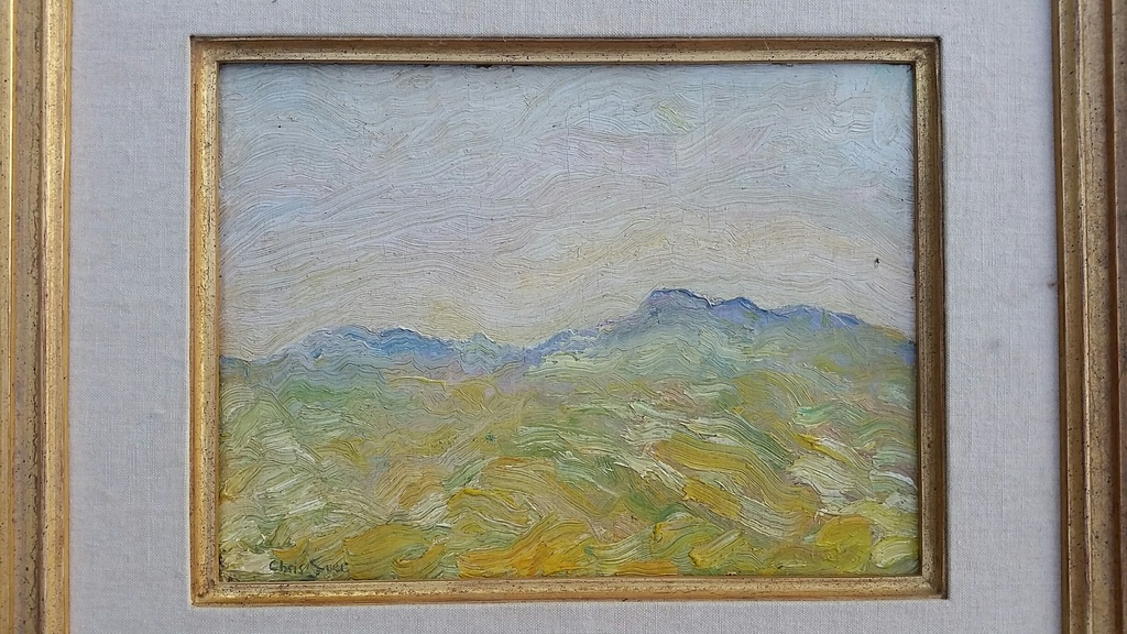 Chris Soer: Olieverfschilderij, landschap duinenrij zeegezicht kopen? Bied vanaf 140!