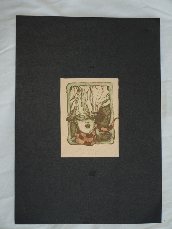 Vladimír Suchánek (1933) : Litho – Medusa –Gesigneerd – oplage 150 ex. kopen? Bied vanaf 1!