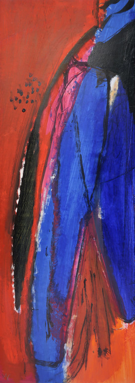 Onbekend gesigneerd: Acryl op papier, Abstract kopen? Bied vanaf 1!