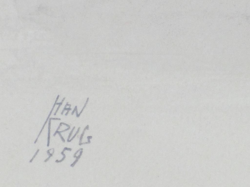 Han Krug, Kleurtekening, Parijs stadsgezicht kopen? Bied vanaf 1!