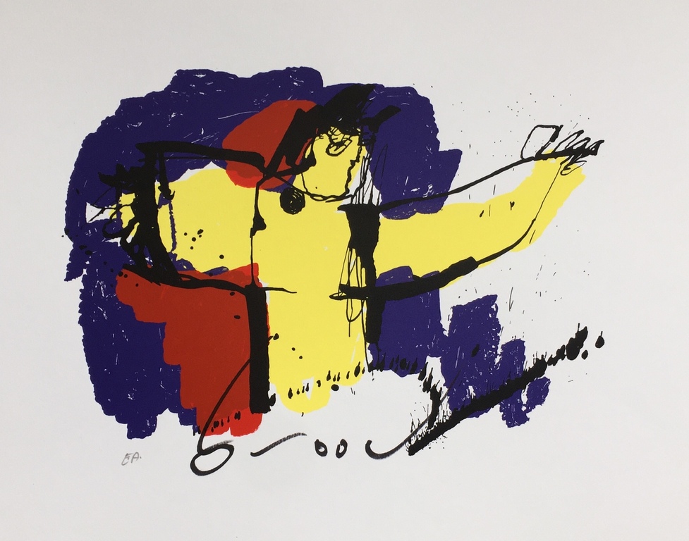 Herman Brood - Originele hand gesigneerde kleurenzeefdruk - Brasil God kopen? Bied vanaf 1!