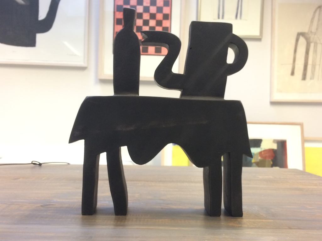 Klaas Gubbels, Stilleven, gebruneerd staal uit 2009 in top conditie kopen? Bied vanaf 1750!