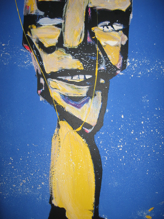 Herman Brood: De gitarist - zeefdruk - opl. 250 ex. kopen? Bied vanaf 179!