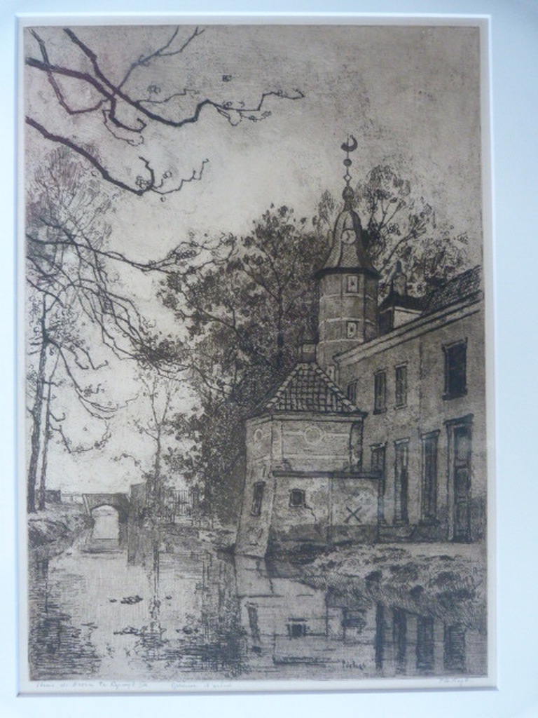 Pieter de Regt - Huis de Hoorn te Rijswijk Epreuve d’ artist. kopen? Bied vanaf 1!