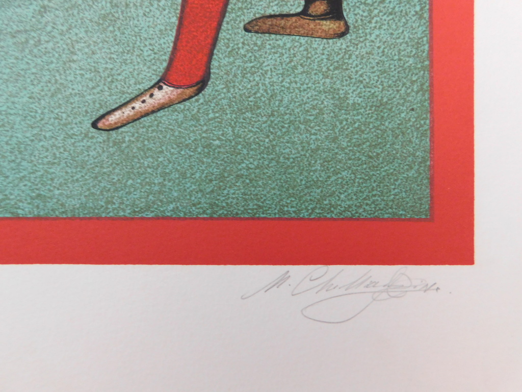 Mikhail Chemiakin - Kleurenlitho - Carnaval de St. Petersburg: Japonais kopen? Bied vanaf 95!