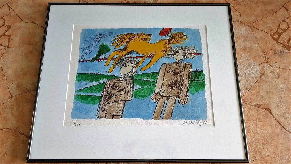 Corneille: zeefdruk, Promenade  kopen? Bied vanaf 150!