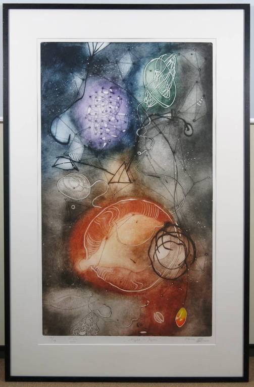 Ad Arma: Ets, Night in Japan - Ingelijst (bijzonder formaat) kopen? Bied vanaf 120!