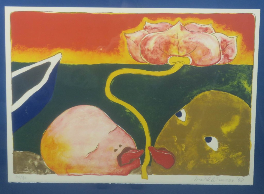 Mark Brusse: Litho, Z.T. - Ingelijst kopen? Bied vanaf 70!