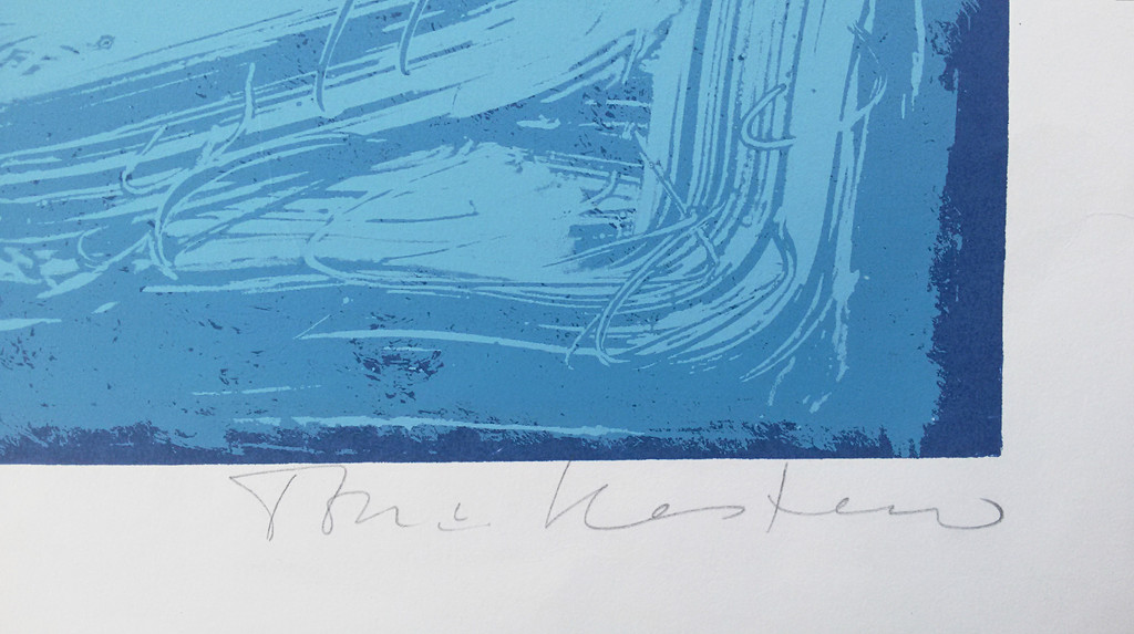 Ton van Kesteren - Abstract, zeefdruk (groot) kopen? Bied vanaf 1!