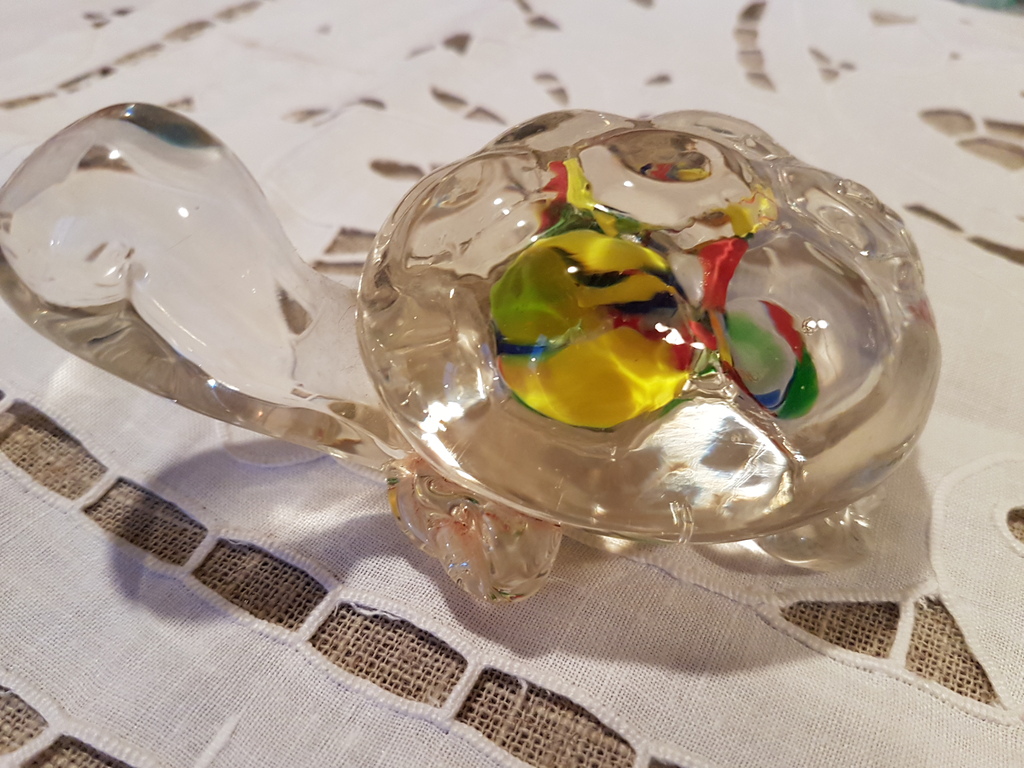 Schildpad geluksbrenger Murano Glass Murrina-paar stukken geproduceerd kopen? Bied vanaf 19!