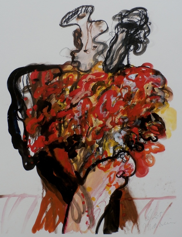 Anton Martineau - zeefdruk - oplage 25 stuks verkocht voor € 55!