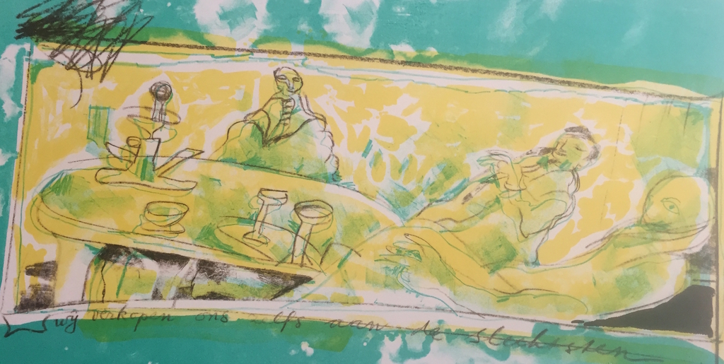 Lucebert, kleurenlitho (groot formaat) kopen? Bied vanaf 175!