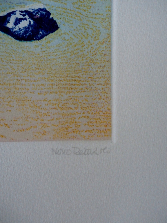 Nono Reinhold - 5 kleuren ets -1983 + gesigneerd gedicht Bert Schierbeek kopen? Bied vanaf 50!