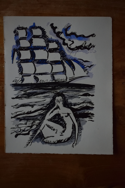 Kees van Dongen - Pochoir La Garconne - Het Schip kopen? Bied vanaf 225!