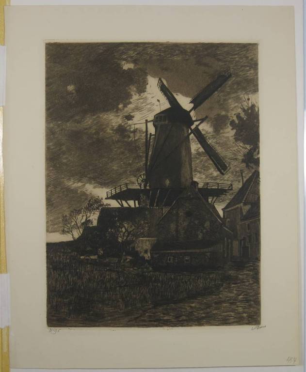 Willem Witsen: Ets en aquatint, Korenmolen, Wijk bij Duurstede kopen? Bied vanaf 180!