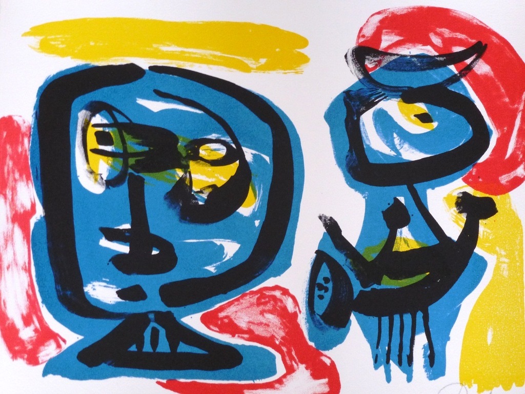 Anton Rooskens, litho, 1967, handgesign. en genumm. verkocht voor € 350!