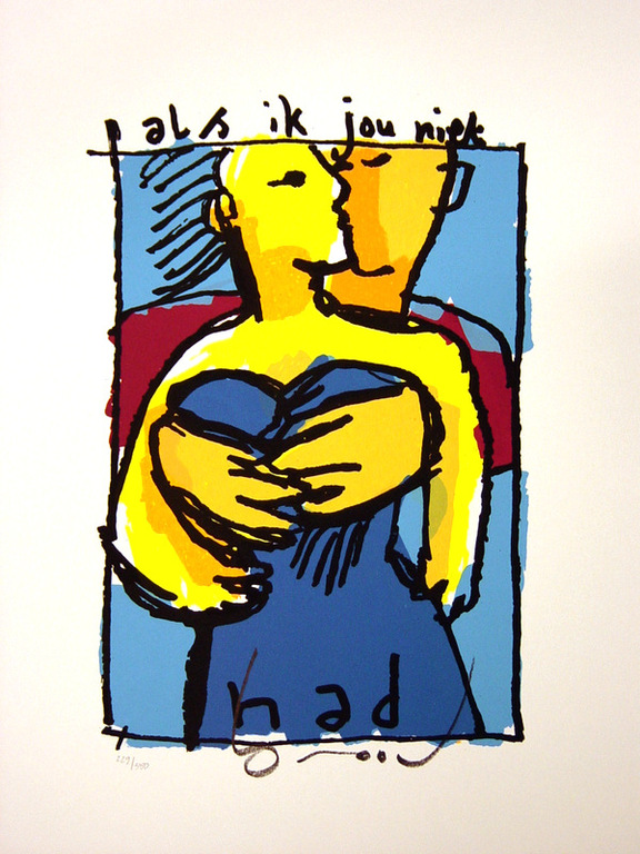 Herman Brood - zeefdruk - Als ik jou niet had kopen? Bied vanaf 249!