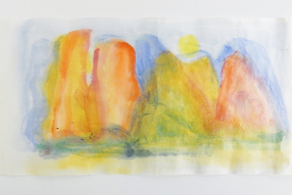 Ernst Vijlbrief (1934-2010) - Aquarel op papier 30x60 cm kopen? Bied vanaf 1!