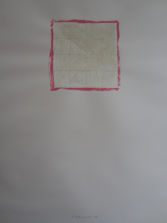 TOMAS RAJLICH PAINTING ON PAPER MINIMAL ART ZERO kopen? Bied vanaf 395!
