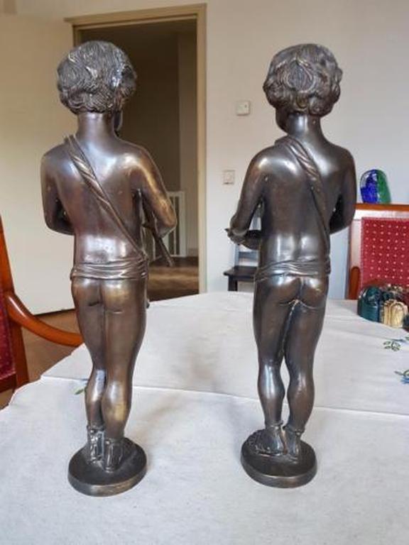 Twee oude bronzen eind 800 kopen? Bied vanaf 120!