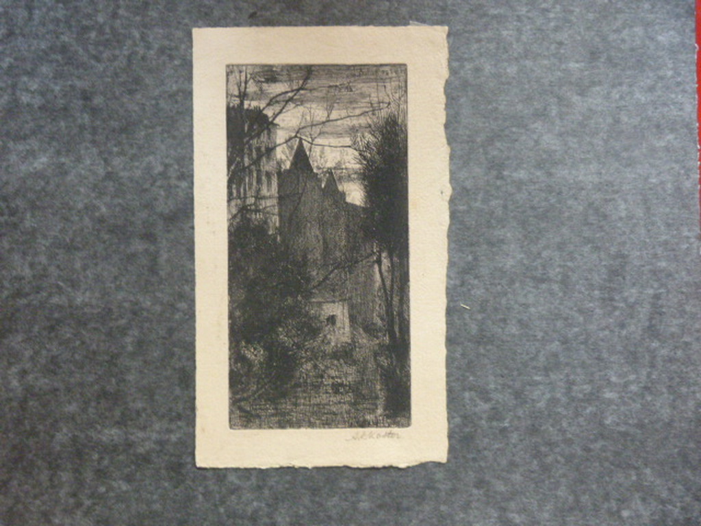 Anton L. Koster - twee etsen. kopen? Bied vanaf 1!