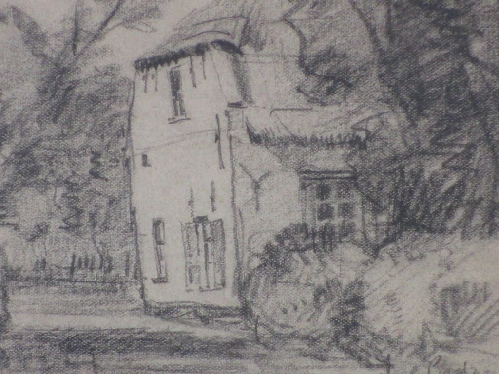 J.C. Roelandse, Boerenwoning in het groen, Tekening kopen? Bied vanaf 25!