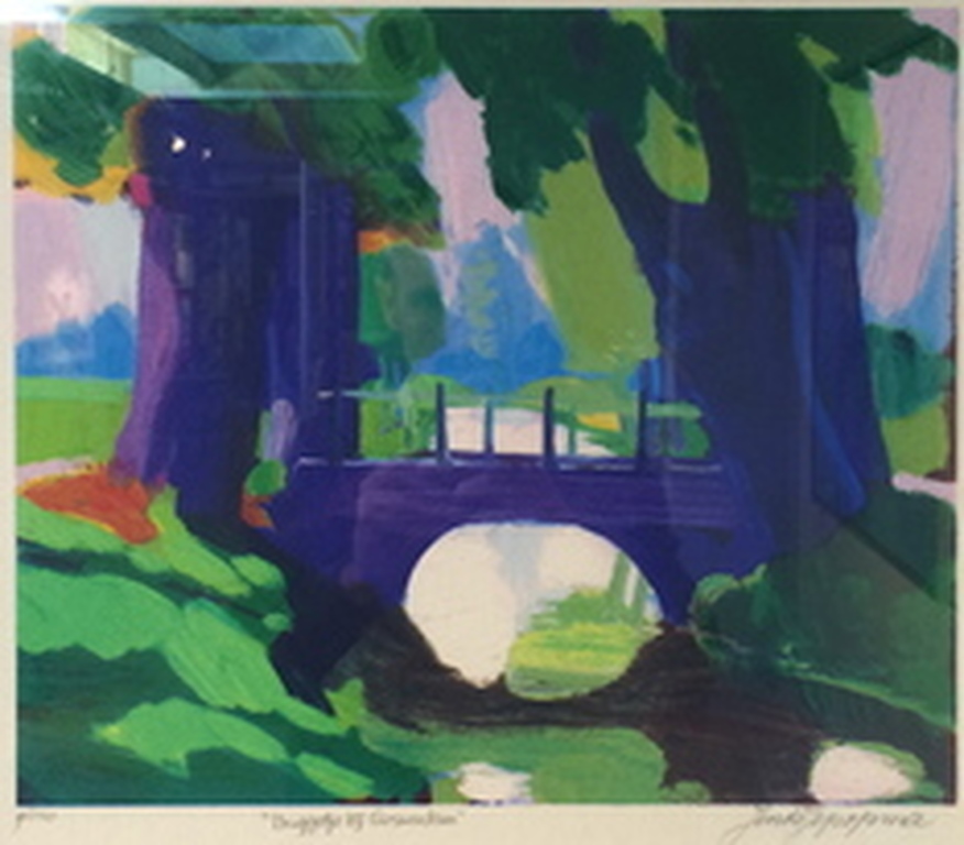 Jentsje Popma, zeefdruk op papier, Titel: verkocht voor € 50!