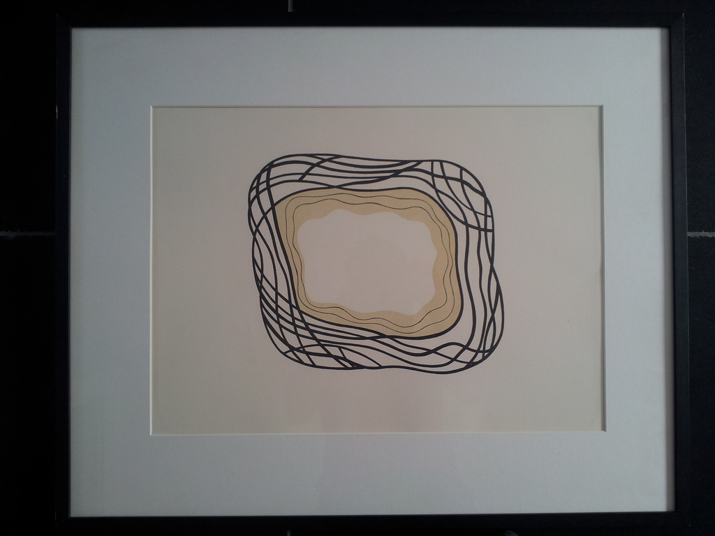Gert Taken Zonder Titel ll Litho Ingelijst verkocht voor € 50!