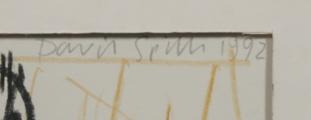 David Spiller: Potloodtekening, Boy standing on a ball pissing in a  - Ingelijst kopen? Bied vanaf 100!