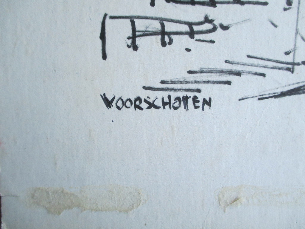 Jan Sijmons, Voorschoten, stifttekening kopen? Bied vanaf 1!