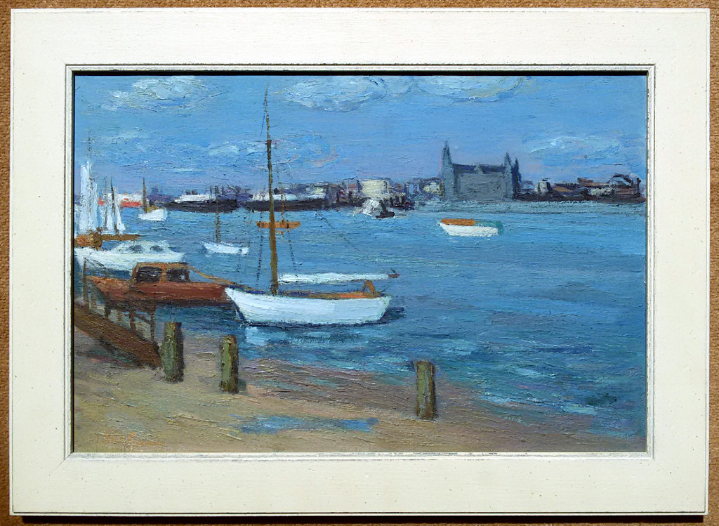 Laatste keer:Dick Braam - Haven bij Antwerpen, olieverf op doek (mooi ingelijst) kopen? Bied vanaf 195!