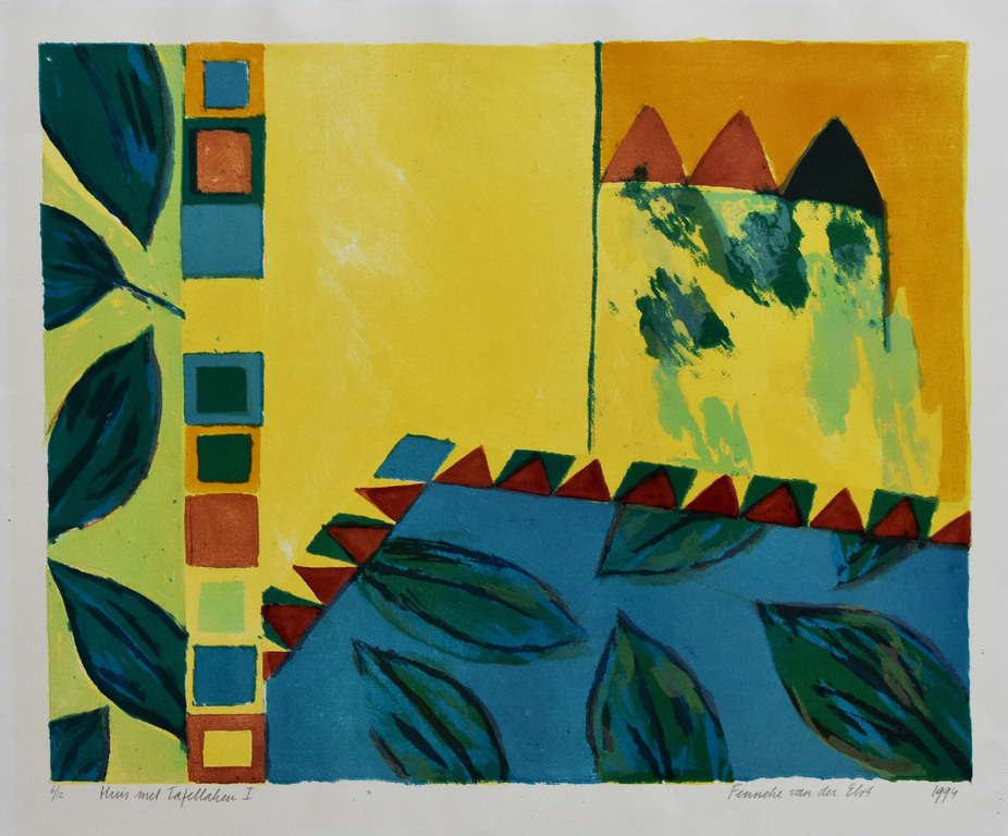 Fenneke van der Elst - Fenneke van der Elst # HUIS MET TAFELLAKEN I #oplage 12, genummerd/gesigneerd kopen? Bied vanaf 35!