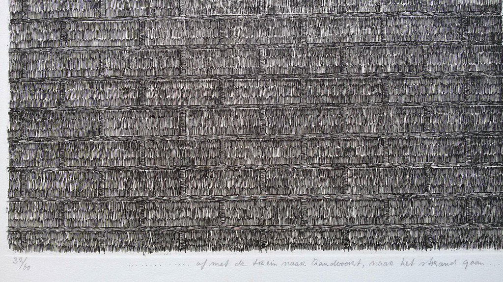 ...of met de trein naar Zandvoort... , ets kopen? Bied vanaf 1!