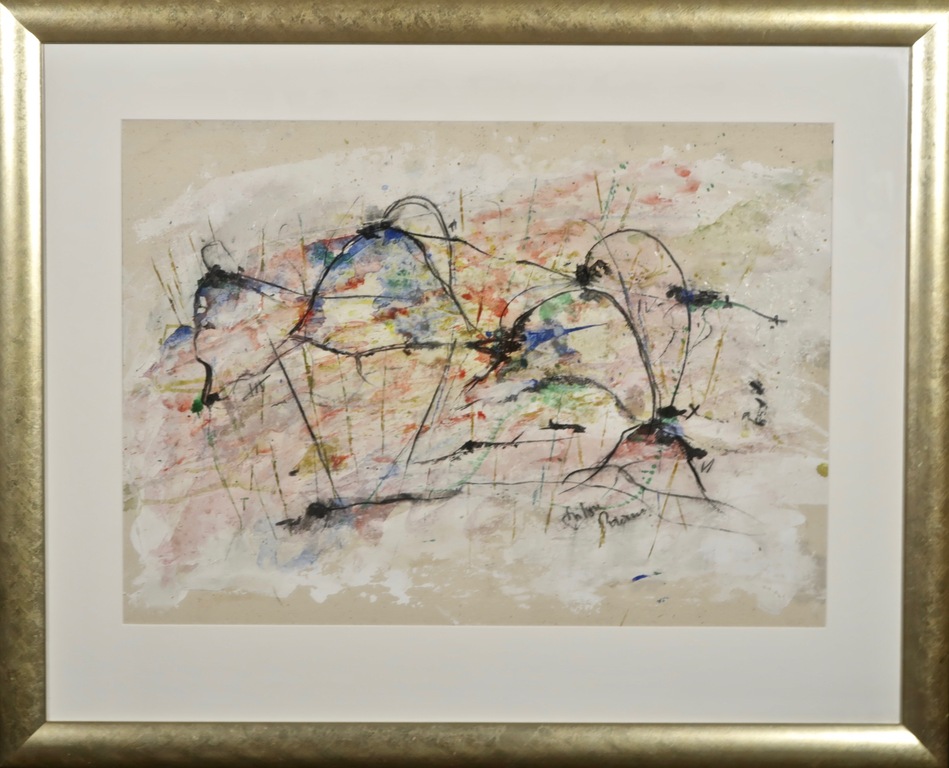 Antonio Poioumen: Gemengde techniek, Sunshine - Ingelijst verkocht voor € 130!