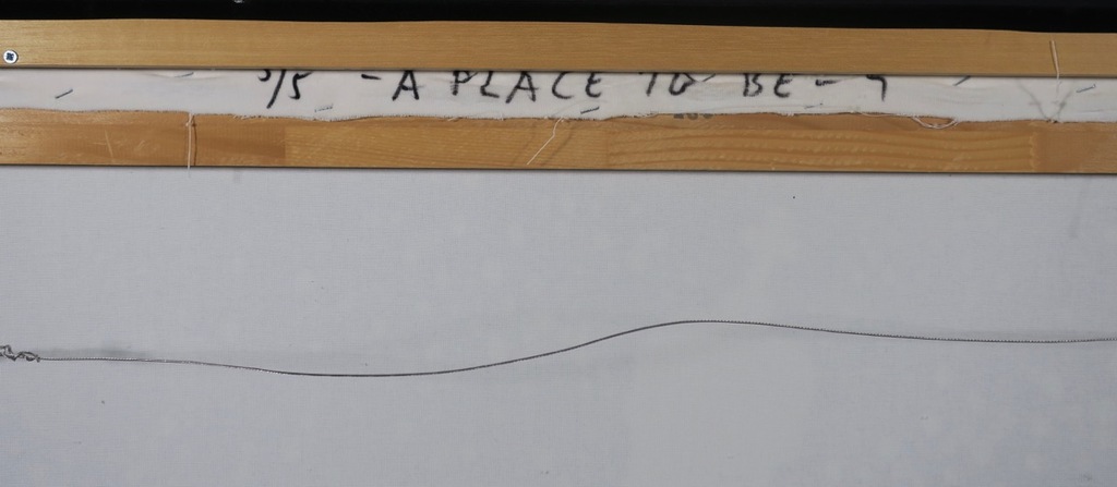 Bert Vredegoor: Spraypaint op fluweel, A place to be - Ingelijst (groot) kopen? Bied vanaf 80!