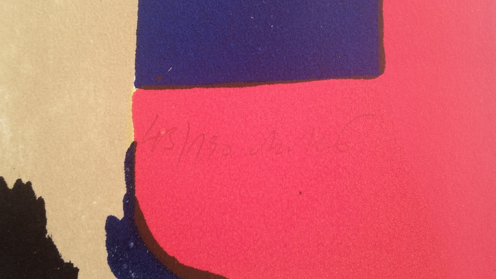 Horst Antes - lithografie - 'Amsterdammer' kopen? Bied vanaf 70!