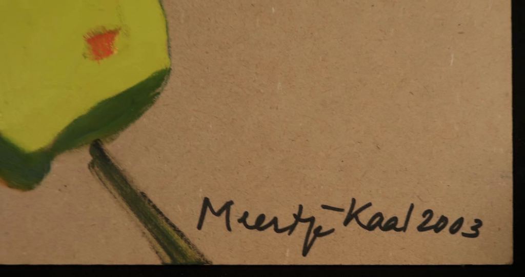 Lot met 4x olieverf op hout van Meertje Kaal kopen? Bied vanaf 1!