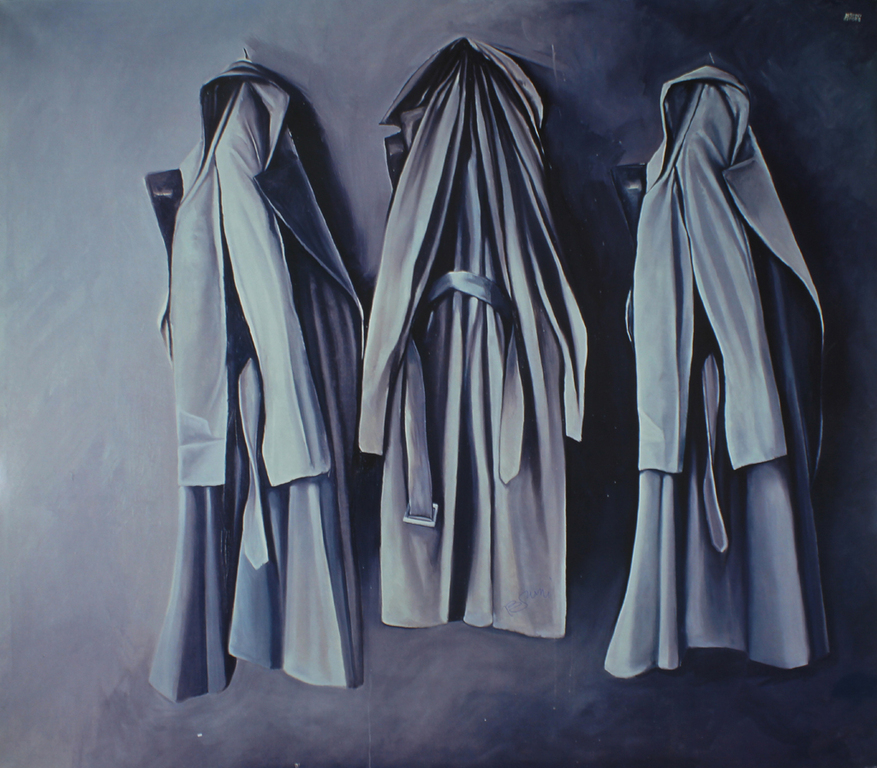 Bruno Bruni -Capotto- Zeer grote Lithografie. 2017. Handgesigneerd. verkocht voor € 115!