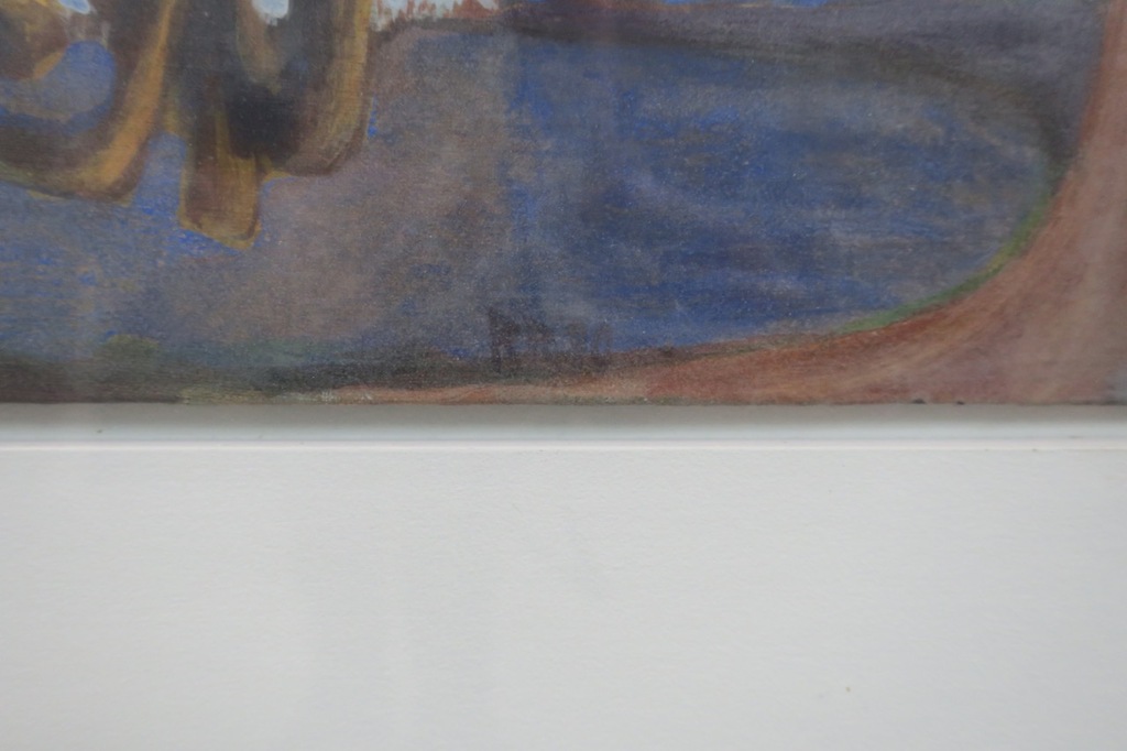 Rene Reynders: Eiertempera op paneel, Zonder titel - Ingelijst kopen? Bied vanaf 35!