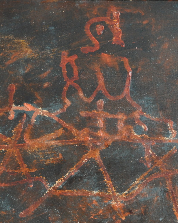 Anton Heyboer: Olieverf op canvas:Untitled kopen? Bied vanaf 225!