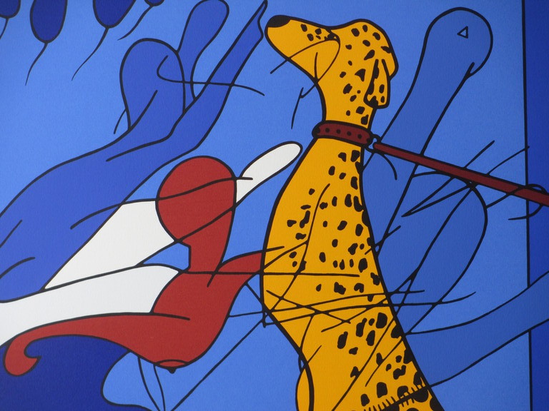 Jules Bekker, Fantasie Dalmatiër, Kleurenzeefdruk kopen? Bied vanaf 25!