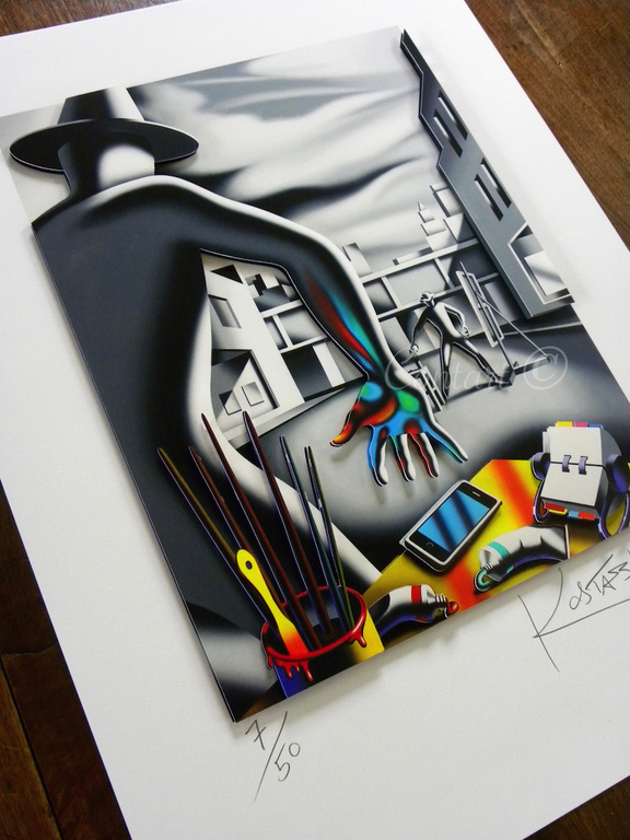 'Quick on the draw' - gesigneerde 3D constructie op basis van giclee - 2014 kopen? Bied vanaf 250!