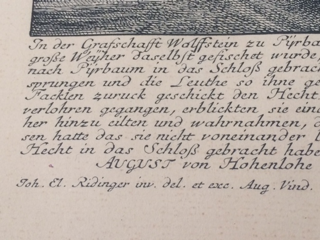 Ets - Johann Elias RIDINGER (Ulm 1698, Augsburg 1767) kopen? Bied vanaf 50!