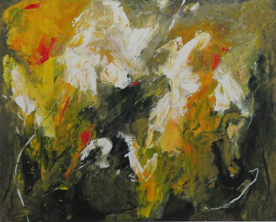 Charlotte Molenkamp: Zeefdruk, Zomer - Ingelijst (Groot) verkocht voor € 100!